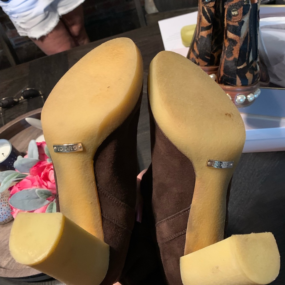 Gucci brown suede boots - Picture 4 of 7